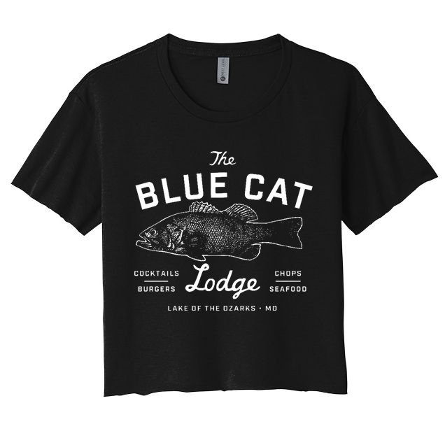 The Blue Cat Lodge Lake Of Ozarks Fish Crop Top