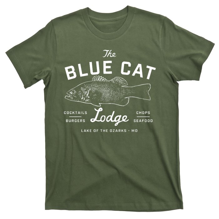 The Blue Cat Lodge Lake Of Ozarks Fish T-Shirt