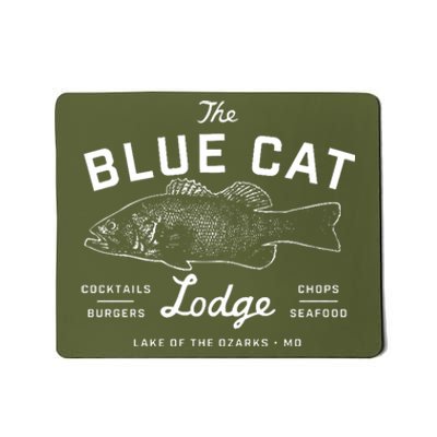 The Blue Cat Lodge Lake Of Ozarks Fish Mousepad