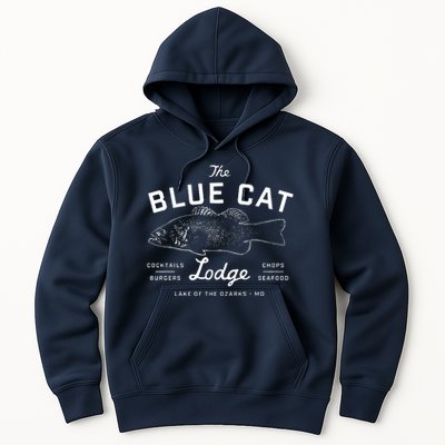 The Blue Cat Lodge Lake Of Ozarks Fish Hoodie