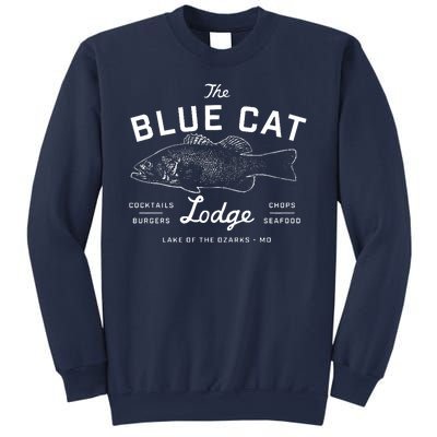 The Blue Cat Lodge Lake Of Ozarks Fish Sweatshirt