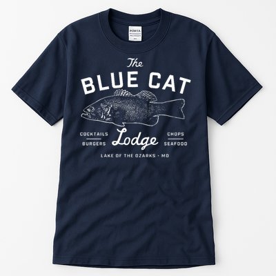 The Blue Cat Lodge Lake Of Ozarks Fish Tall T-Shirt