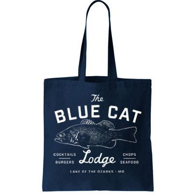 The Blue Cat Lodge Lake Of Ozarks Fish Tote Bag