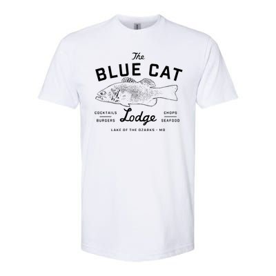 The Blue Cat Lodge Lake Of Ozarks Fish Softstyle CVC T-Shirt