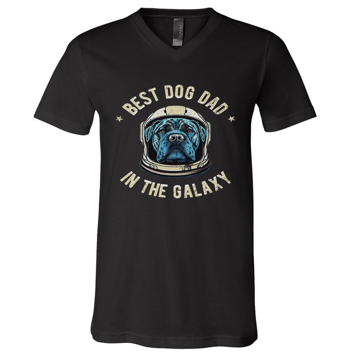 The Best Cane Corso Dad in the galaxy - Cane Corso  V-Neck T-Shirt