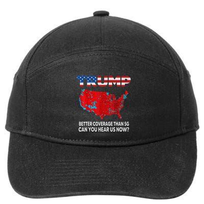 Trump Better Coverage Than 5g Can You Hear Us Now Sweater 7-Panel Snapback Hat