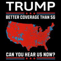 Trump Better Coverage Than 5g 7-Panel Snapback Hat