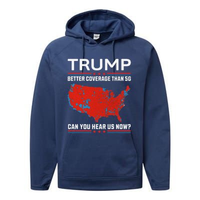 Trump Better Coverage Than 5g Performance Fleece Hoodie