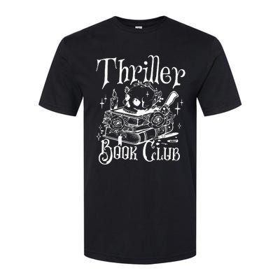 Thriller Book Club Floral Skull Softstyle® CVC T-Shirt