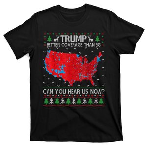 Trump Better Coverage Than 5g Ugly Christmas Sweater Xmas T-Shirt