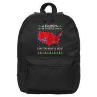 Trump Better Coverage Than 5g Ugly Christmas Sweater Xmas 16 in Basic Backpack