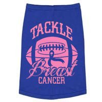 Tackle Breast Cancer Awareness Pink Ribbon Football Doggie Tank