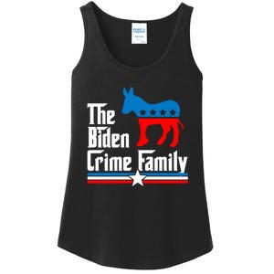 The Biden Chinese Crime Family Puppet Humor Anti Against Ladies Essential Tank