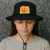 Toast Bread Costume Funny Bucket Hat
