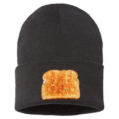 Toast Bread Costume Funny Sustainable Knit Beanie