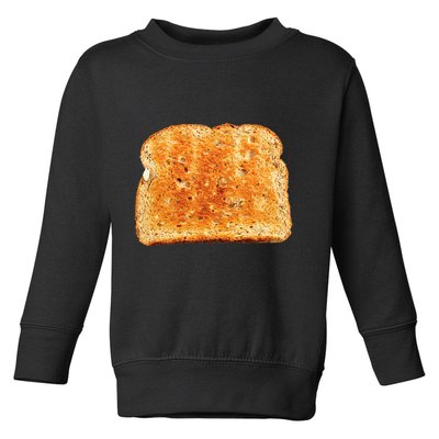 Toast Bread Costume Funny Toddler Sweatshirt