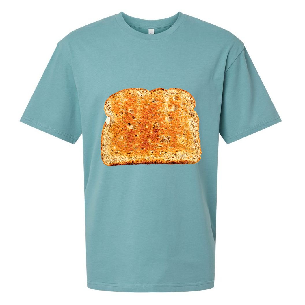 Toast Bread Costume Funny Sueded Cloud Jersey T-Shirt