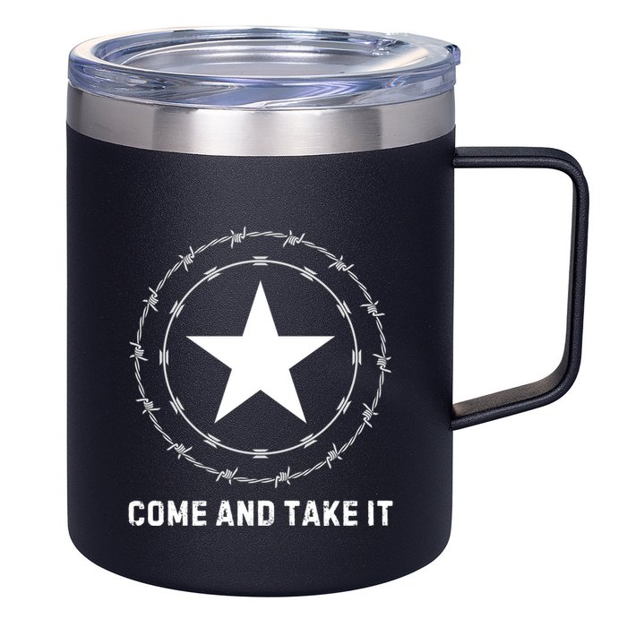 Texas Border Crisis Come And Take It 12oz Stainless Steel Coffee Mug