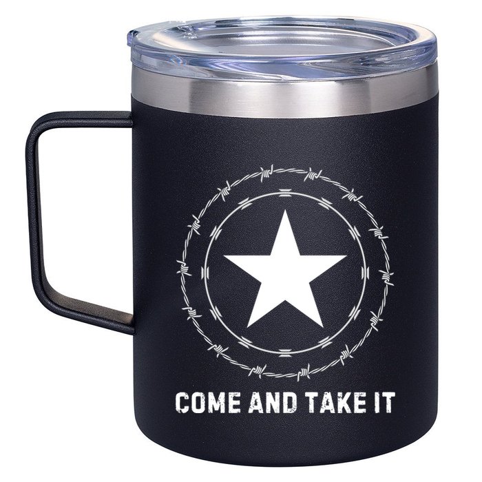 Texas Border Crisis Come And Take It 12oz Stainless Steel Coffee Mug