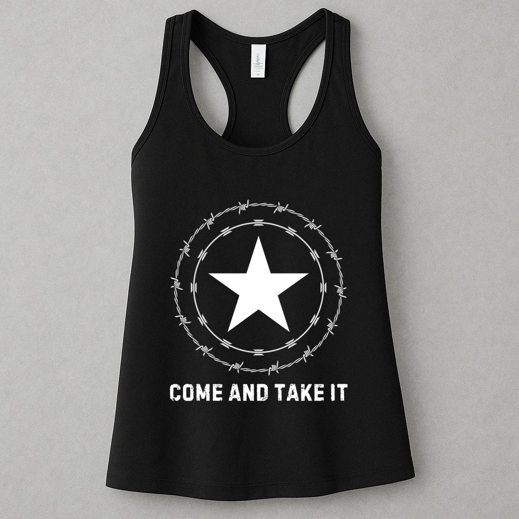 Texas Border Crisis Come And Take It Womens Tank Top
