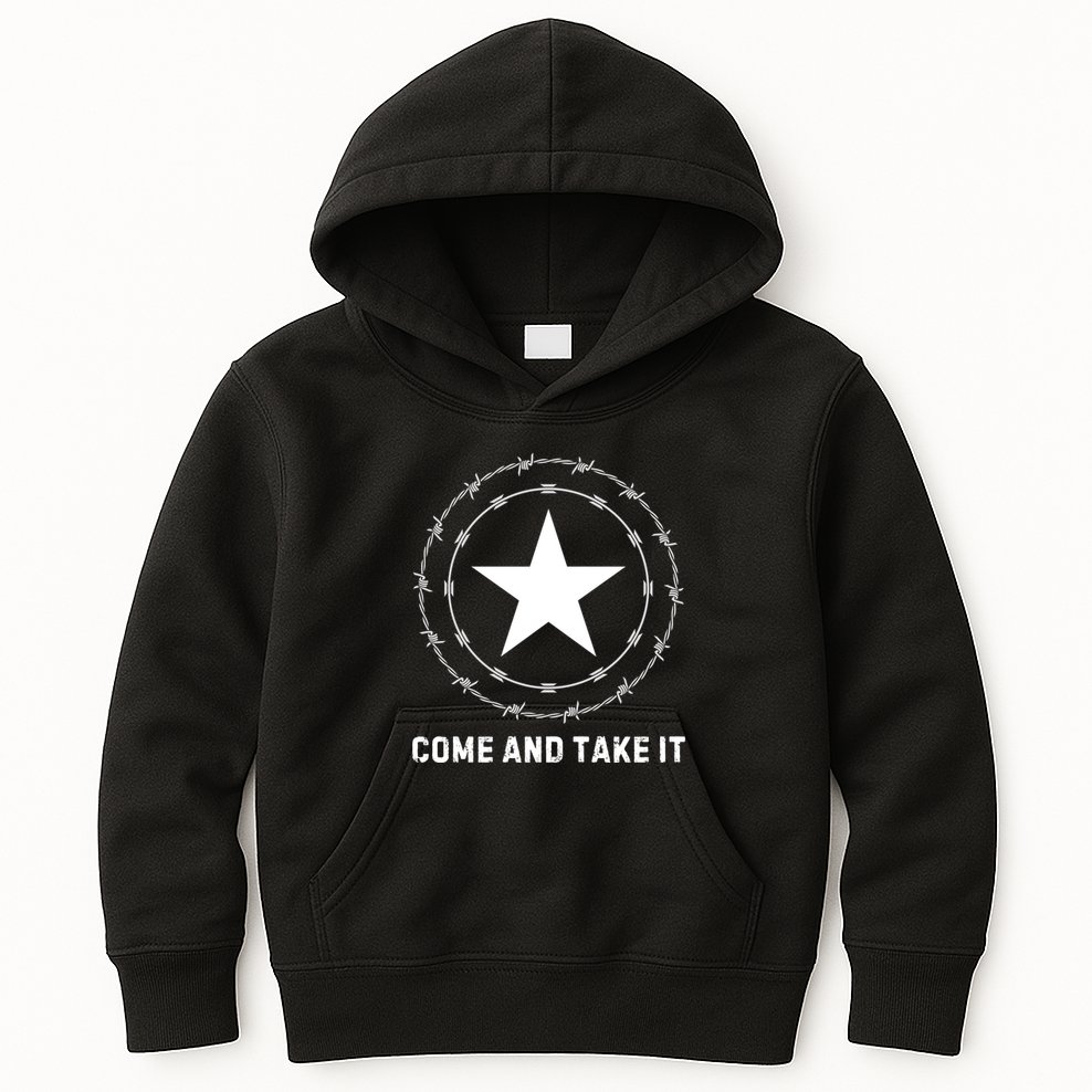 Texas Border Crisis Come And Take It Kids Hoodie