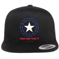 Texas Border Crisis Come And Take It Flat Bill Trucker Hat