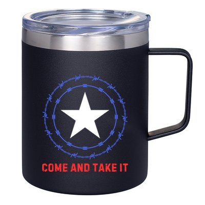 Texas Border Crisis Come And Take It 12oz Stainless Steel Coffee Mug