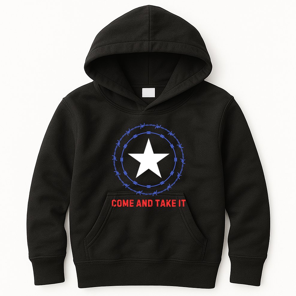 Texas Border Crisis Come And Take It Kids Hoodie