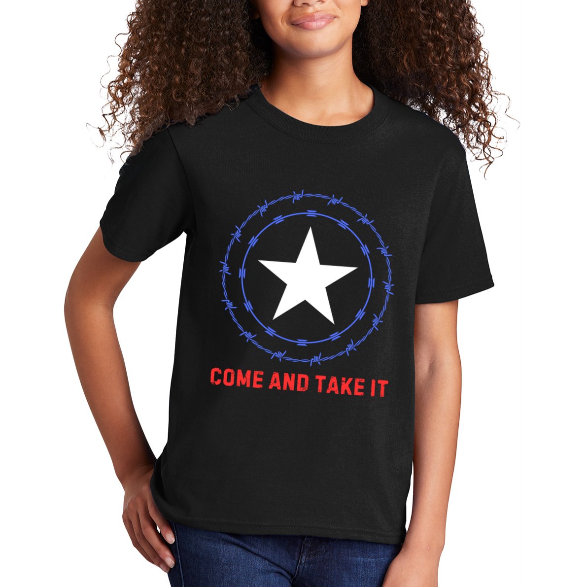 Texas Border Crisis Come And Take It Kids T-Shirt
