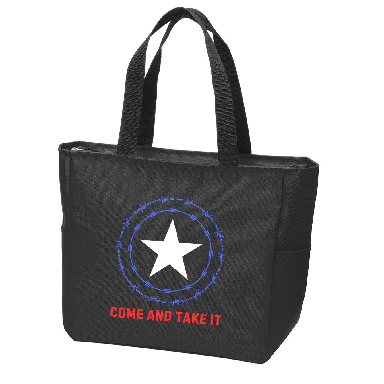 Texas Border Crisis Come And Take It Zip Tote Bag