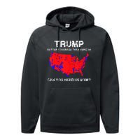 Trump Better Coverage Than Verizon Can You Hear Us Now Performance Fleece Hoodie