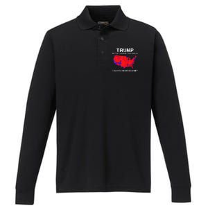 Trump Better Coverage Than Verizon Can You Hear Us Now Performance Long Sleeve Polo