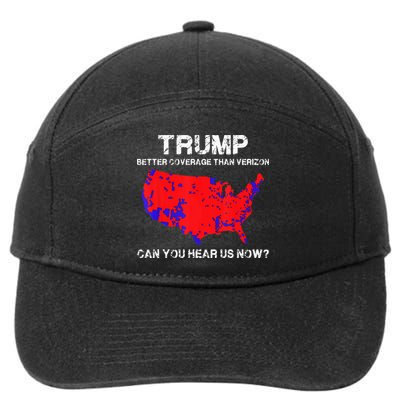 Trump Better Coverage Than Verizon Can You Hear Us Now 7-Panel Snapback Hat
