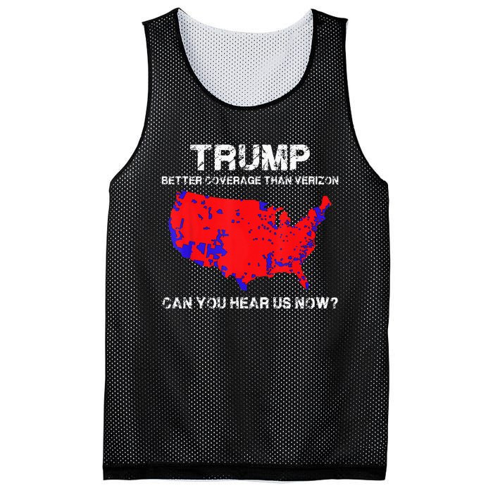 Trump Better Coverage Than Verizon Can You Hear Us Now Mesh Reversible Basketball Jersey Tank