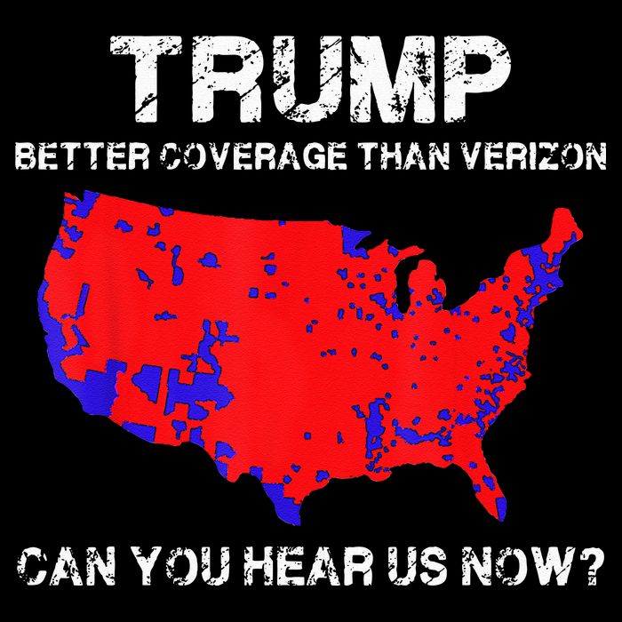 Trump Better Coverage Than Verizon Can You Hear Us Now Mousepad