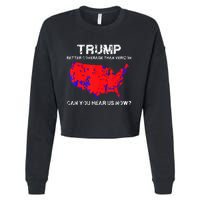 Trump Better Coverage Than Verizon Can You Hear Us Now Cropped Pullover Crew