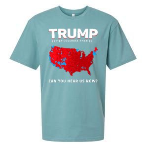 Trump Better Coverage Than 5g Can You Hear Us Now Sueded Cloud Jersey T-Shirt