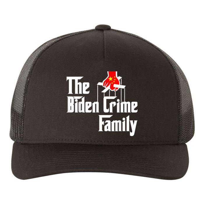 The Biden Chinese Crime Family Puppet Humor Anti Against Yupoong Adult 5-Panel Trucker Hat