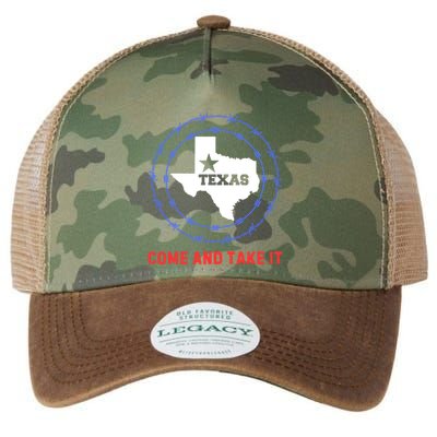 Texas Border Crisis Come And Take It Legacy Tie Dye Trucker Hat