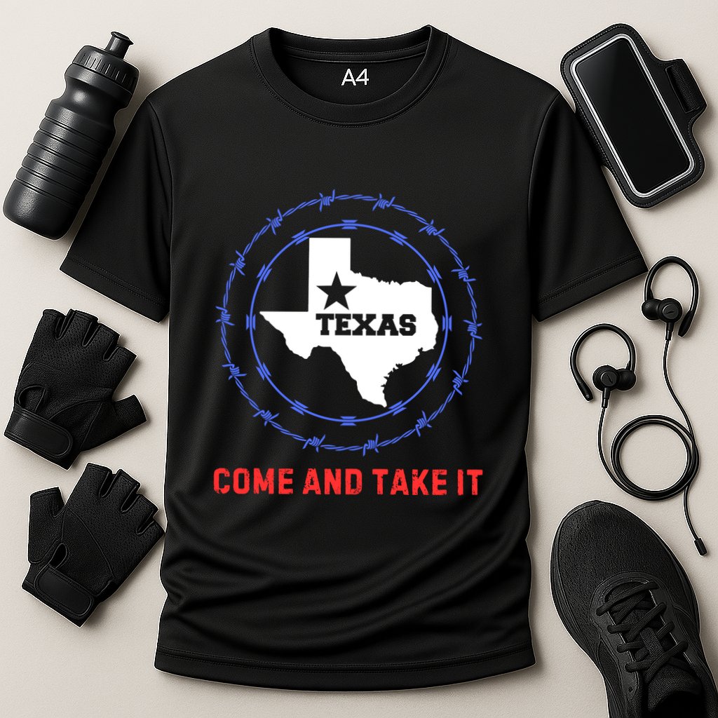 Texas Border Crisis Come And Take It Performance Shirt