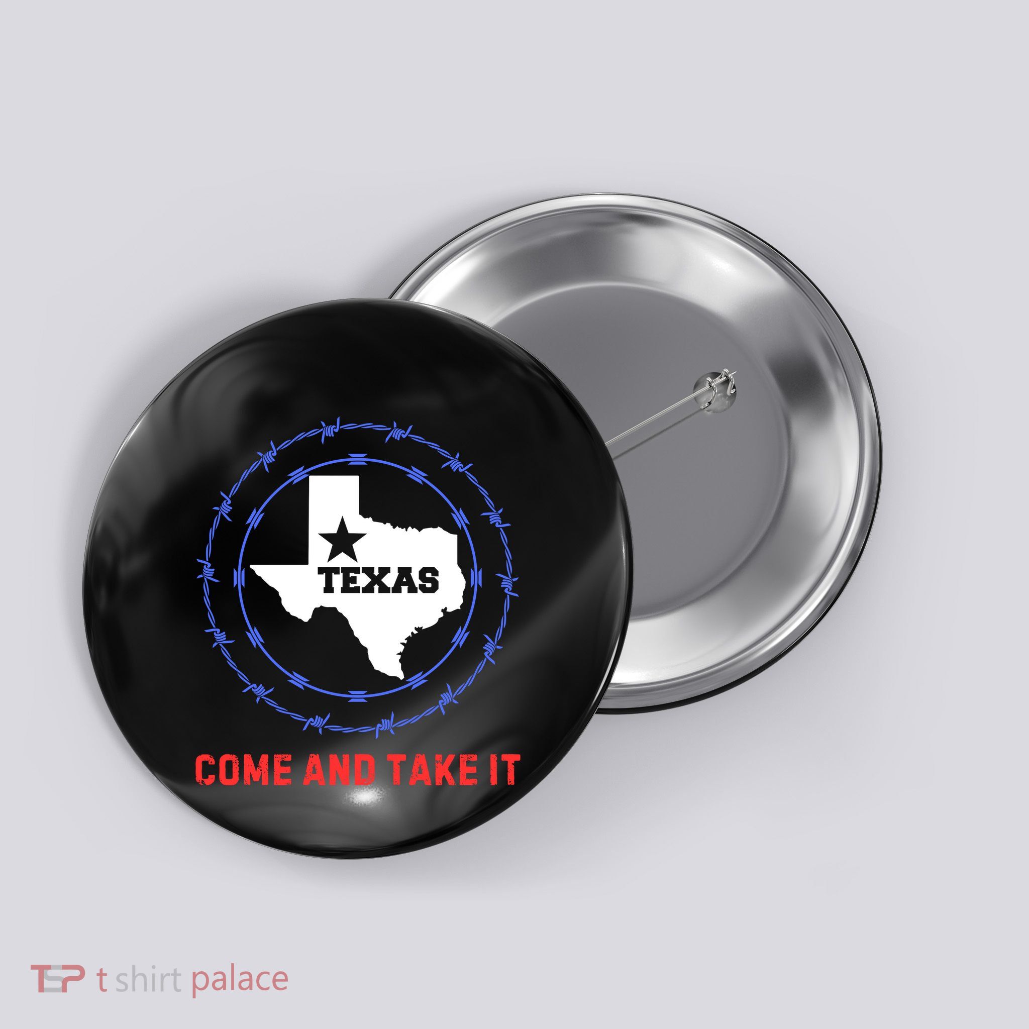 Texas Border Crisis Come And Take It Button