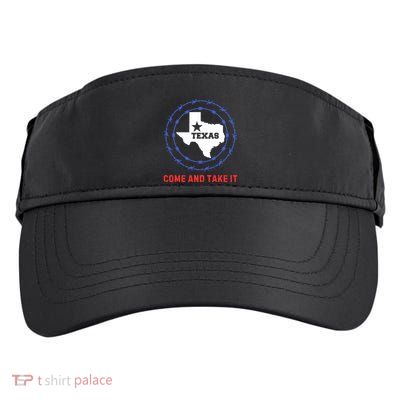 Texas Border Crisis Come And Take It Adult Drive Performance Visor
