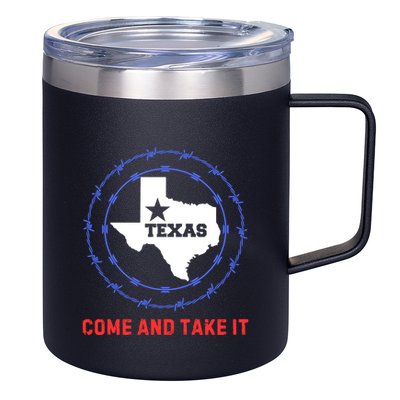Texas Border Crisis Come And Take It 12oz Stainless Steel Coffee Mug