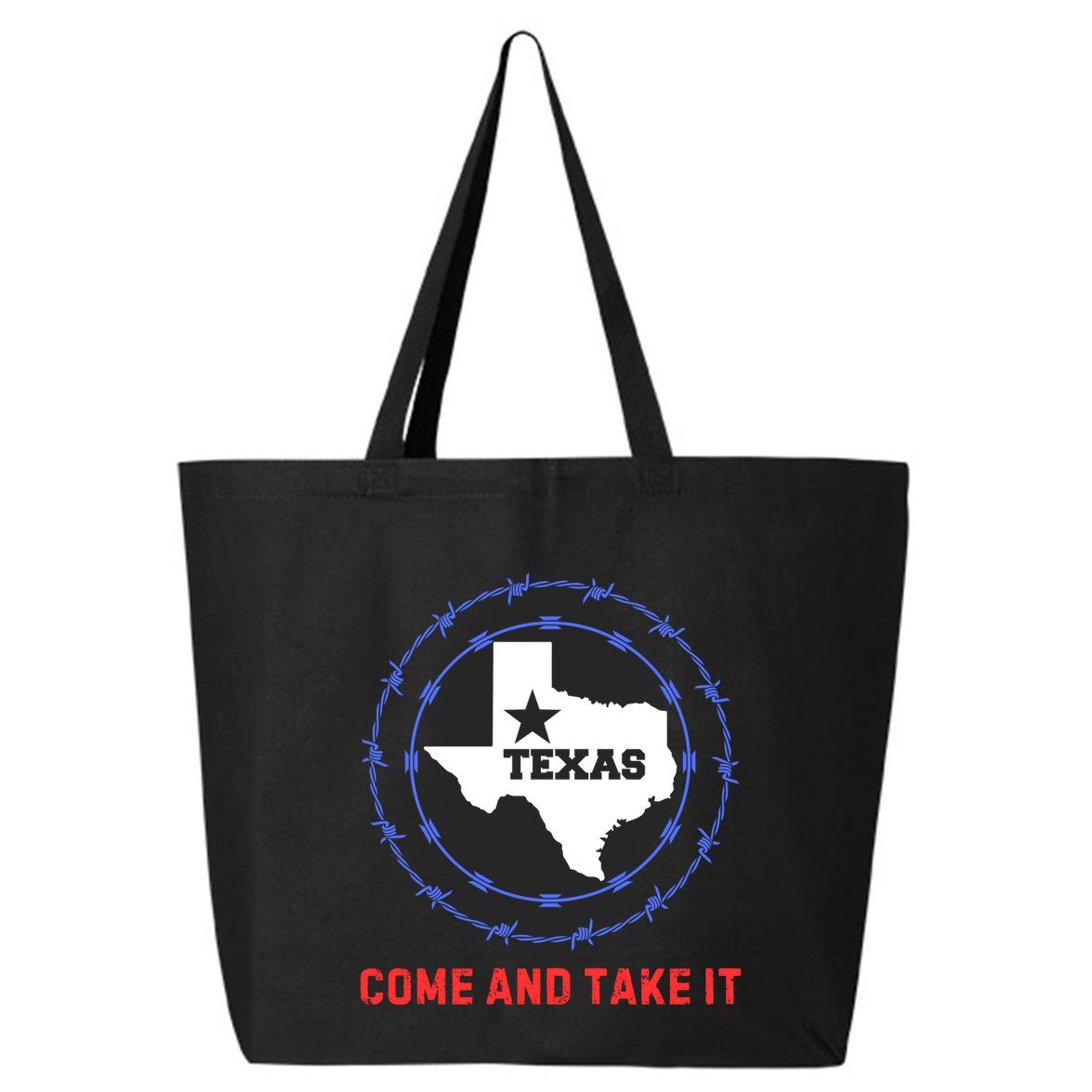 Texas Border Crisis Come And Take It 25L Jumbo Tote