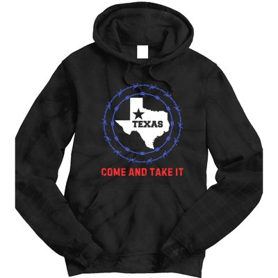 Texas Border Crisis Come And Take It Tie Dye Hoodie