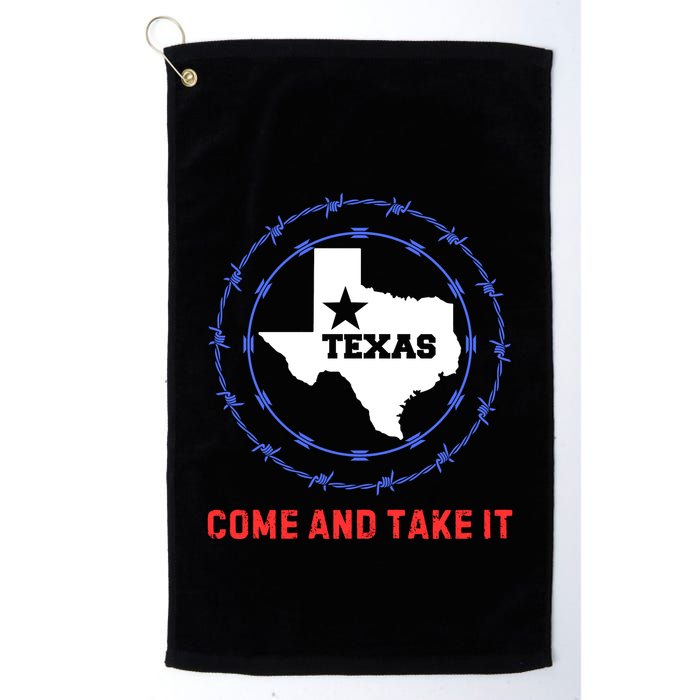 Texas Border Crisis Come And Take It Golf Towel