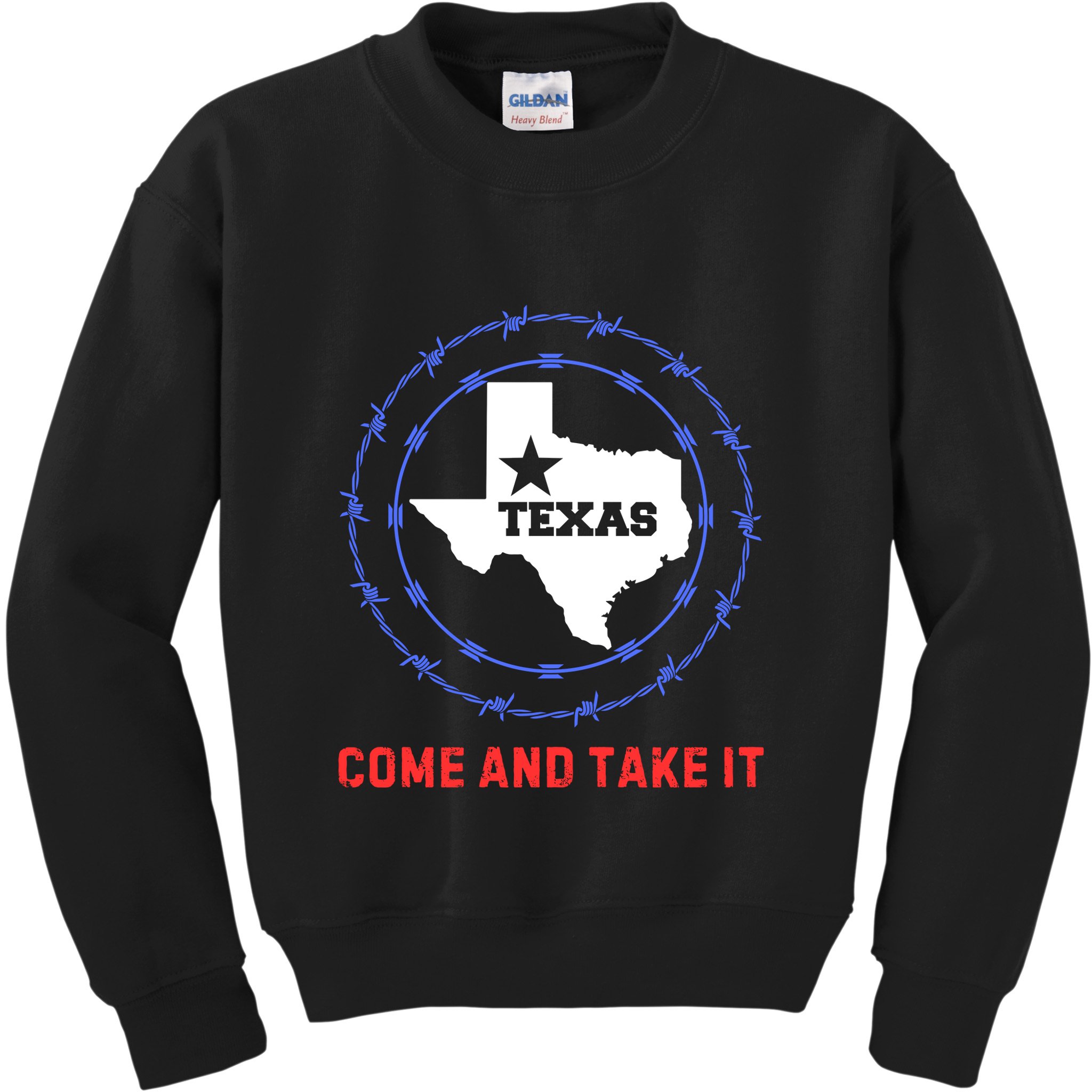 Texas Border Crisis Come And Take It Kids Sweatshirt