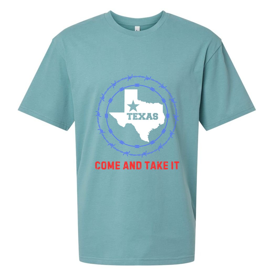 Texas Border Crisis Come And Take It Sueded Cloud Jersey T-Shirt