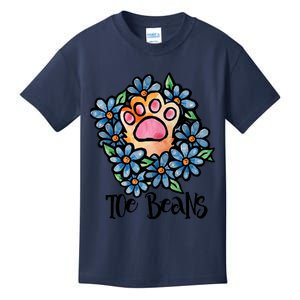 Toe Beans Cute Cat Lovers Tee Shirts Funny Cat Toes Kids T-Shirt