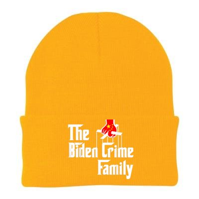 The Biden Chinese Crime Family Puppet Humor Anti Against Knit Cap Winter Beanie